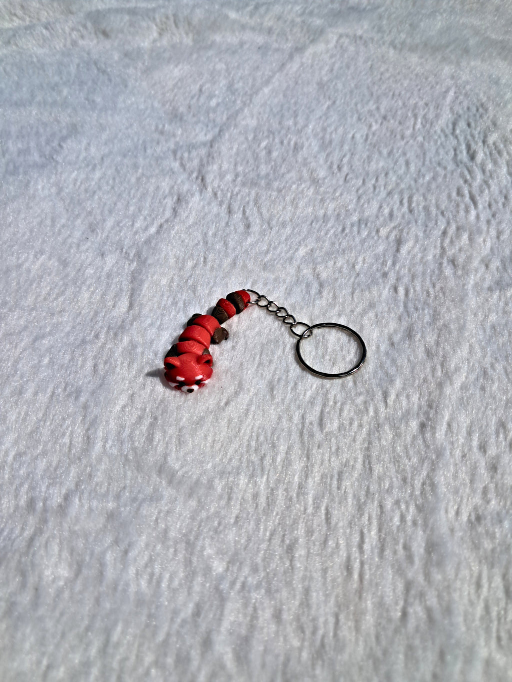 Rode Panda Fidget Sleutelhanger