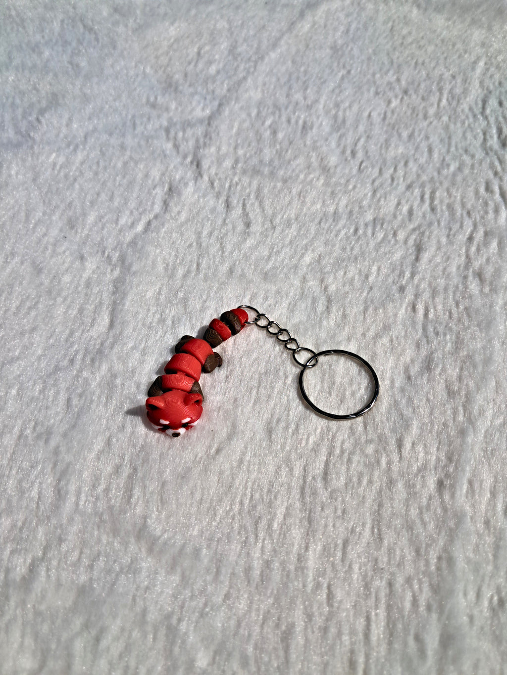 Rode Panda Fidget Sleutelhanger