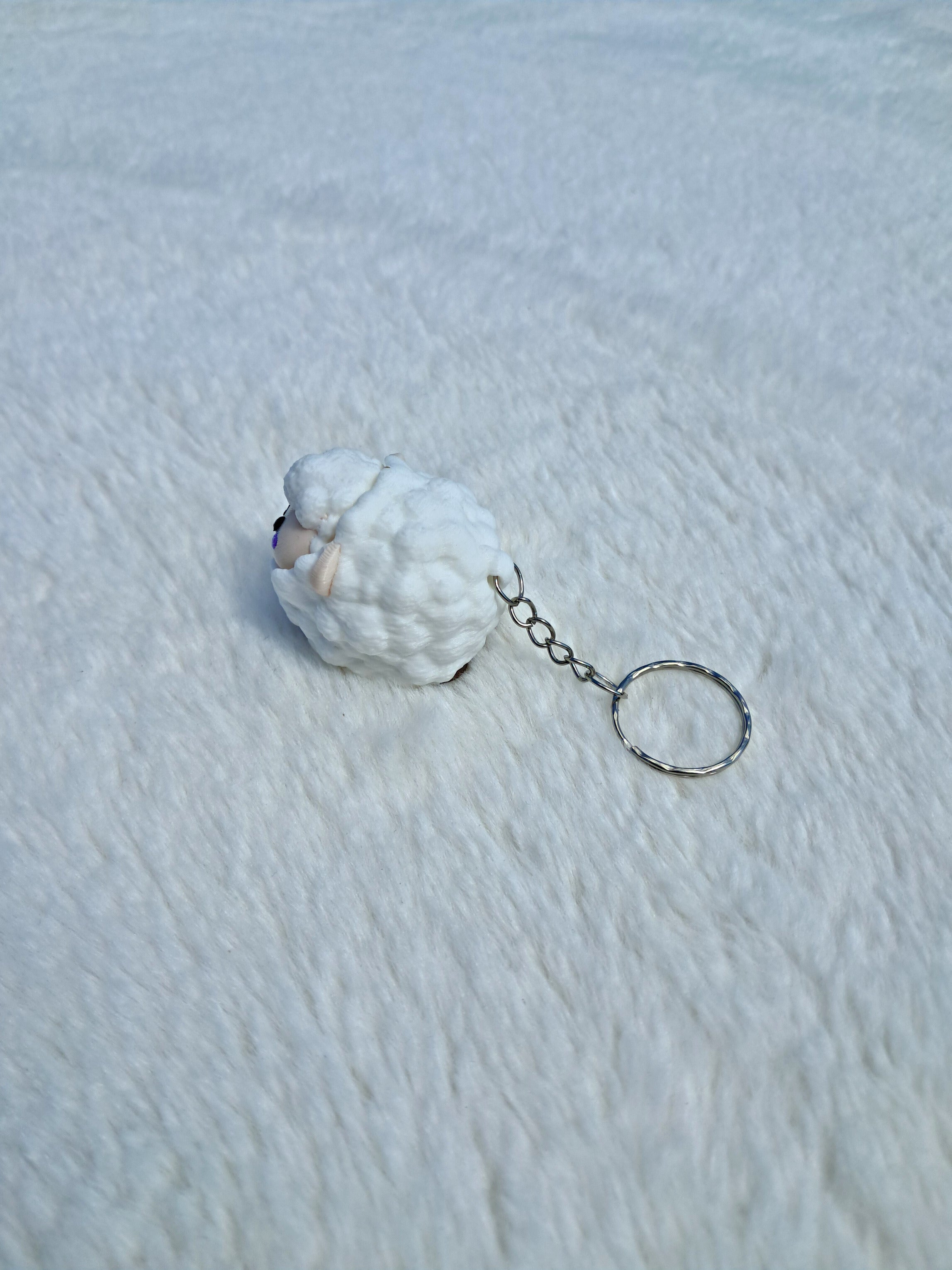 Schattige Schaap Fidget Clicker Sleutelhanger