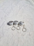 Latte Koffie Fidget Clicker Sleutelhanger – Set van 3