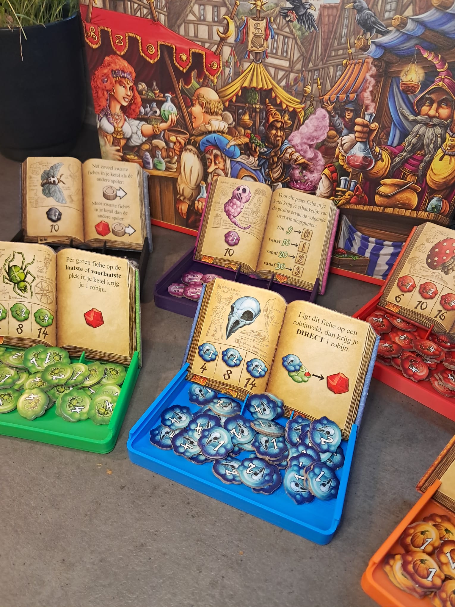 Bakjes set voor De Kwakzalvers van Kakelenburg