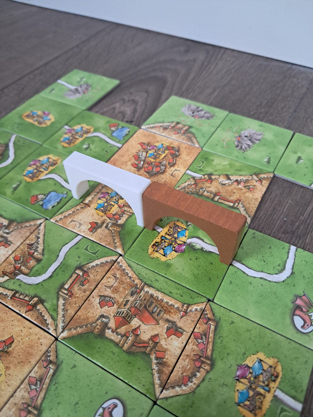 Carcassonne rechte bruggen
