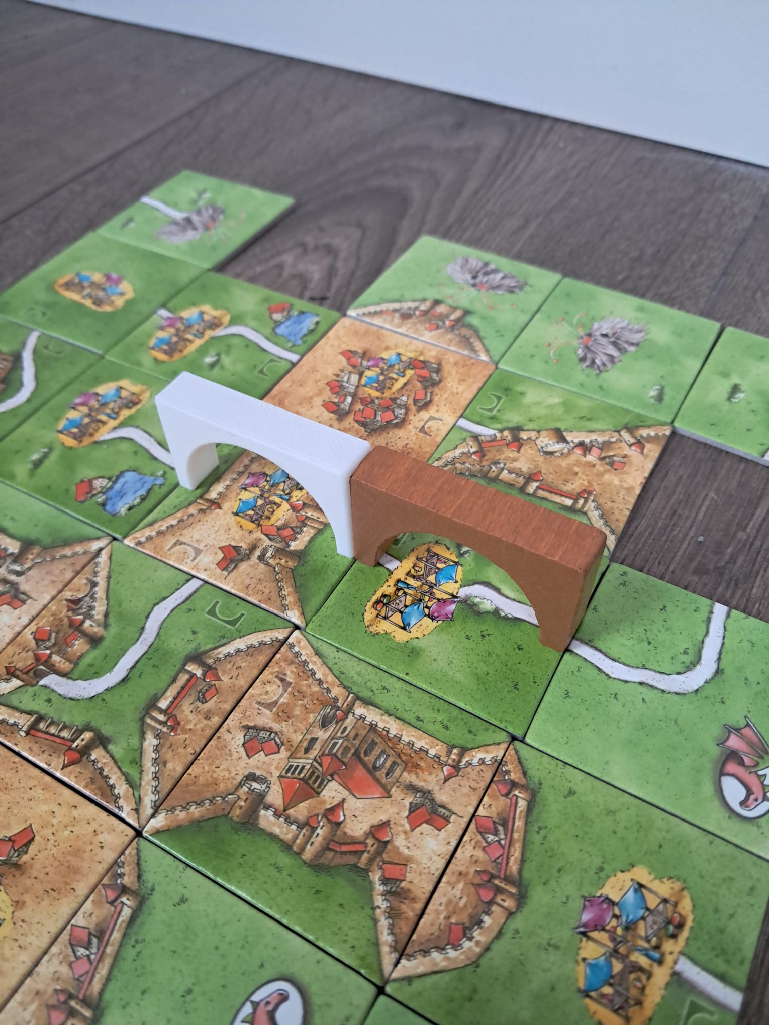 Carcassonne rechte bruggen