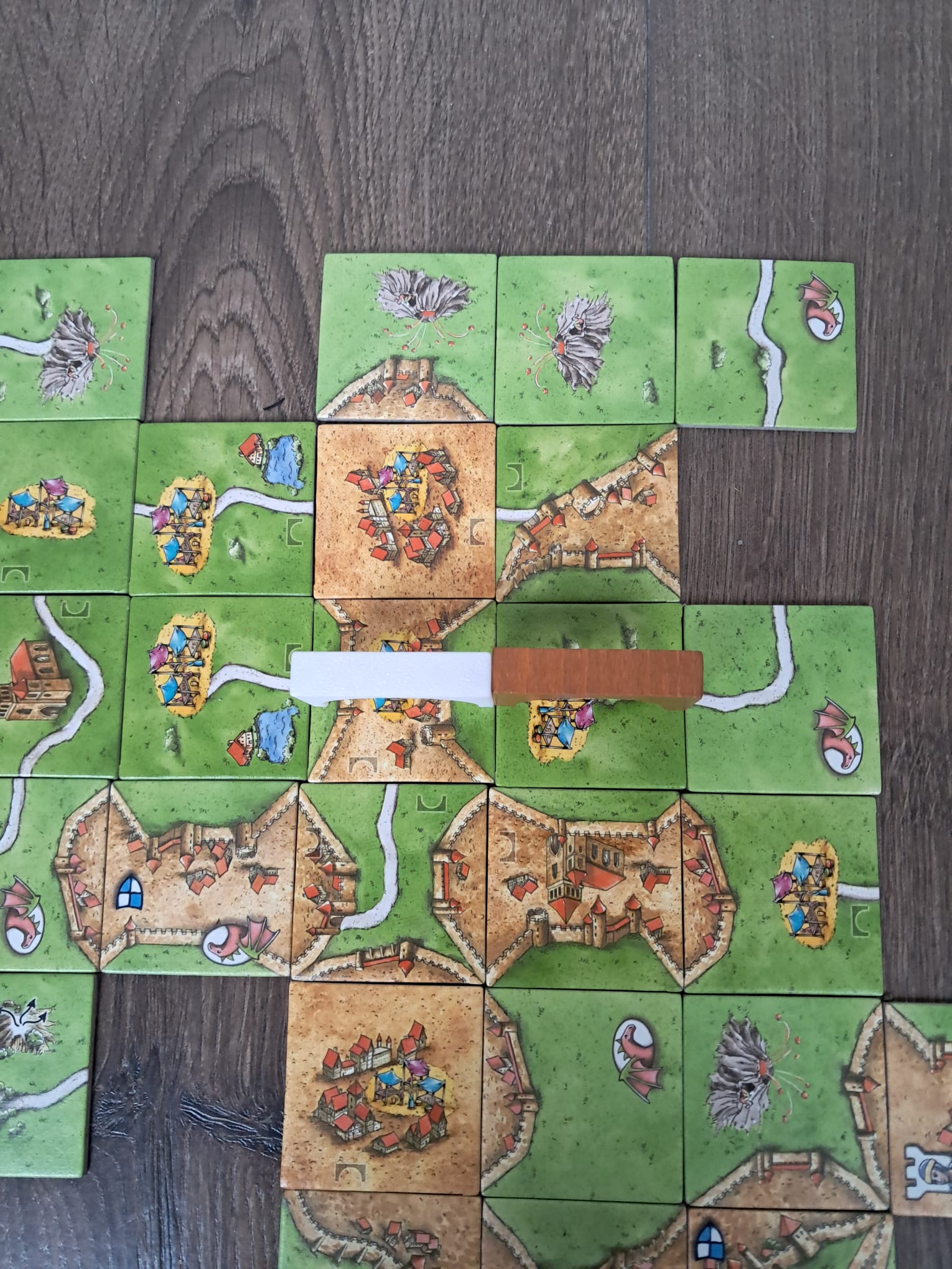 Carcassonne rechte bruggen