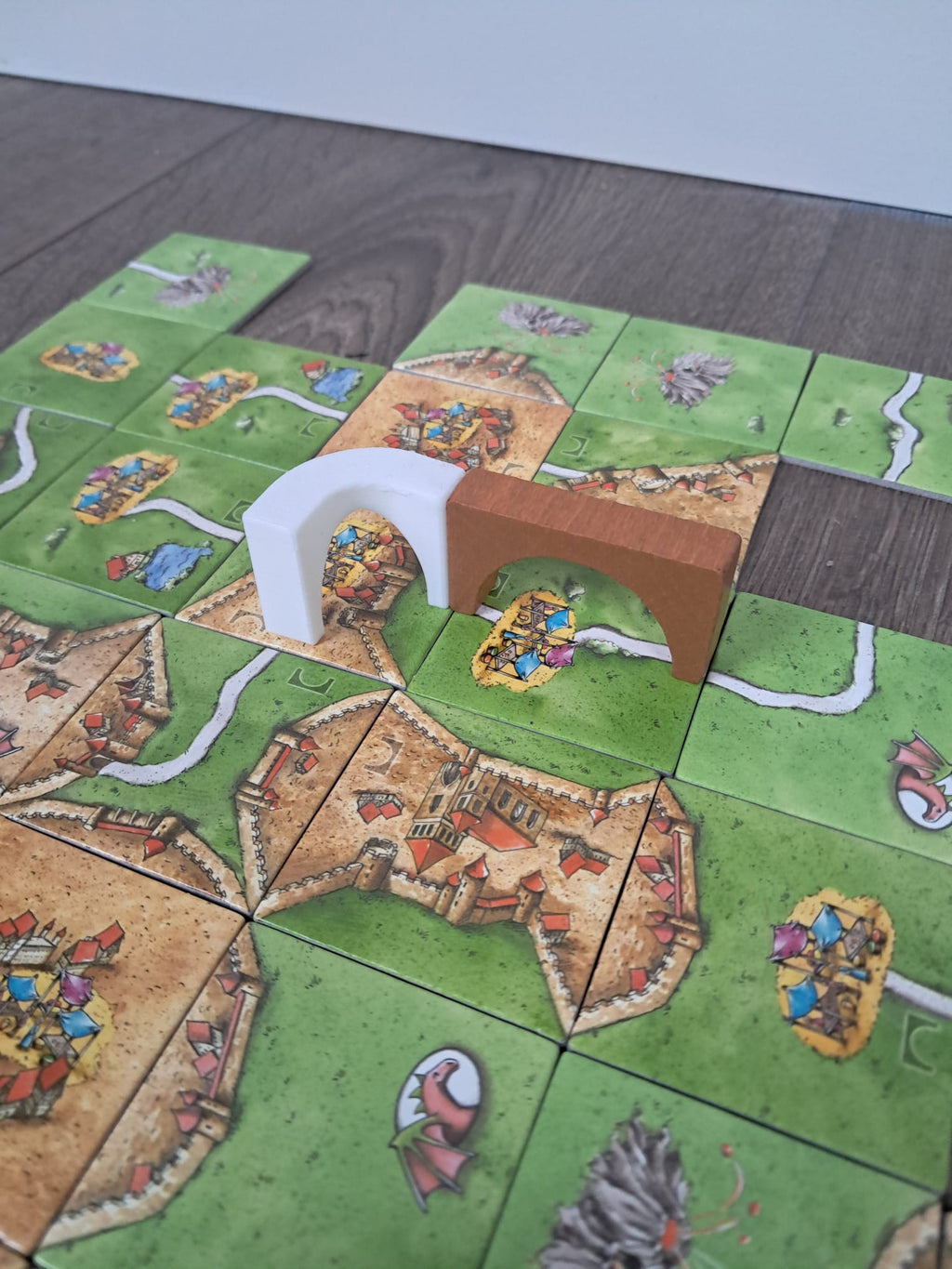 Carcassonne hoek bruggen
