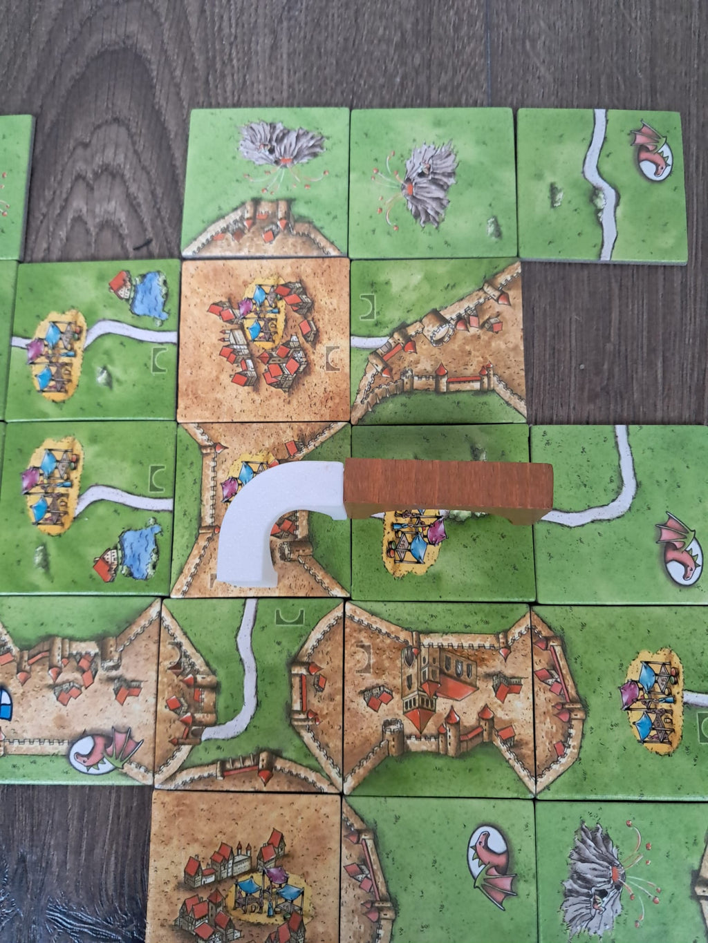 Carcassonne hoek bruggen
