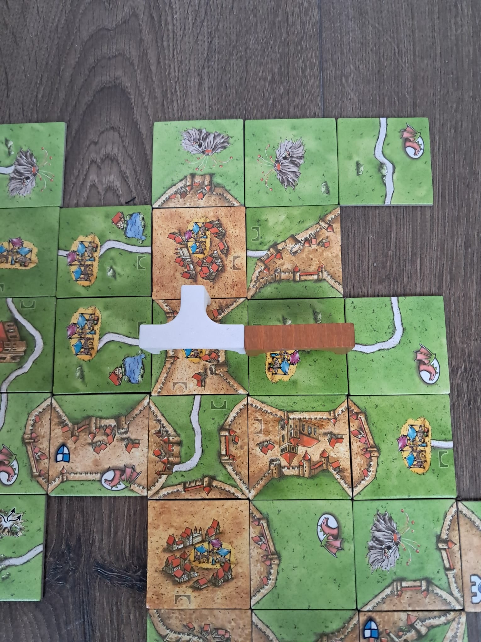 Carcassonne T-bruggen