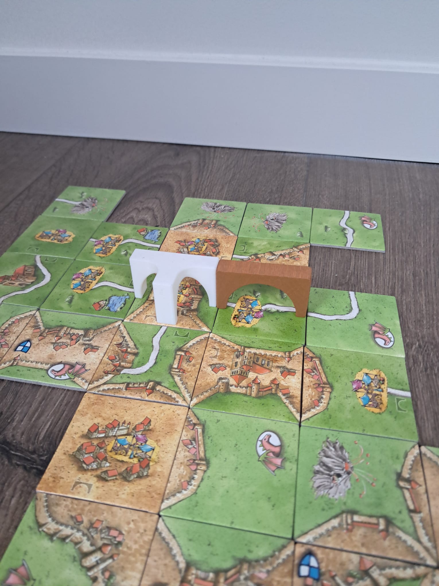 Carcassonne T-bruggen