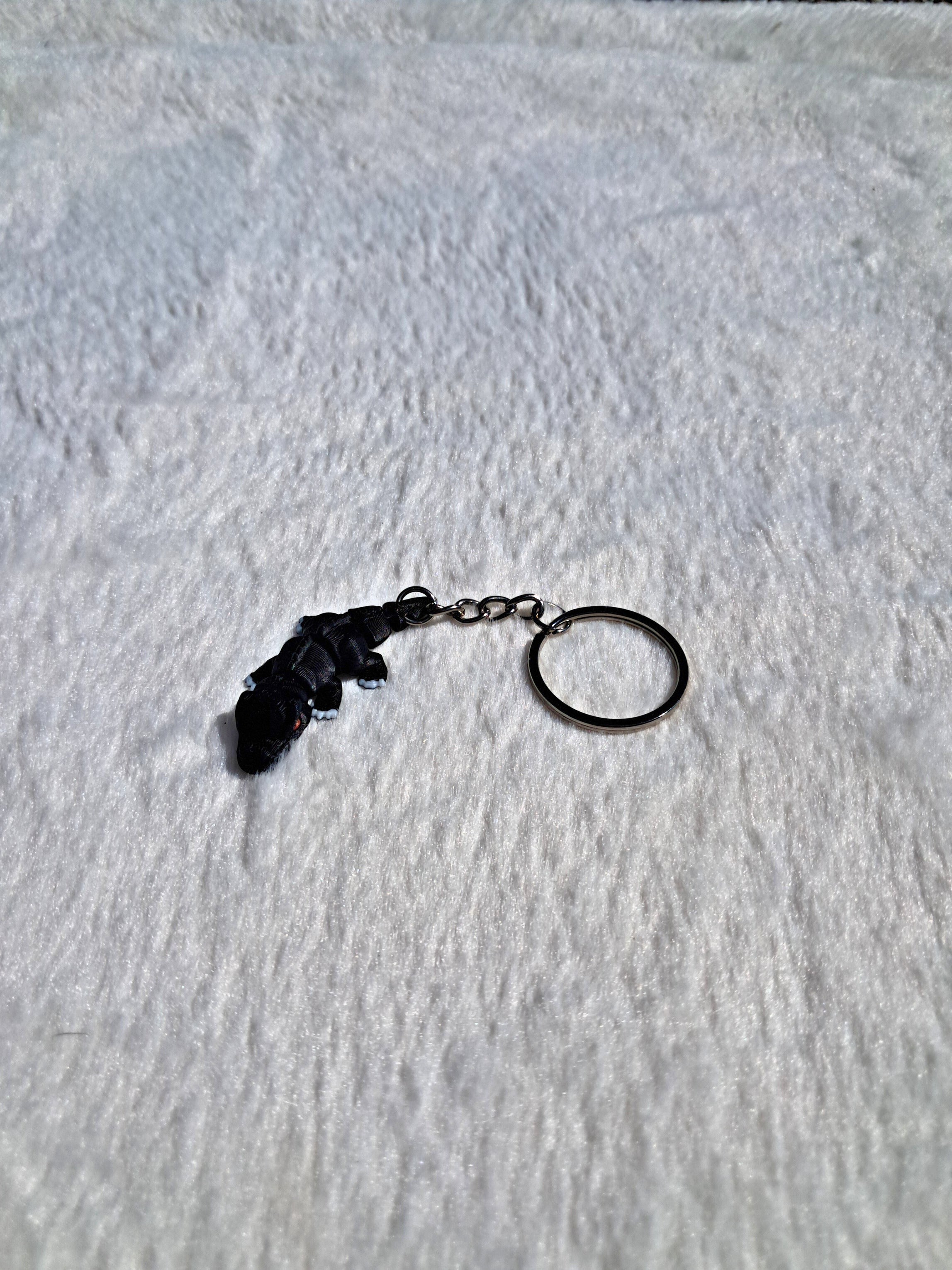 Draak Fidget Sleutelhanger – Zwart