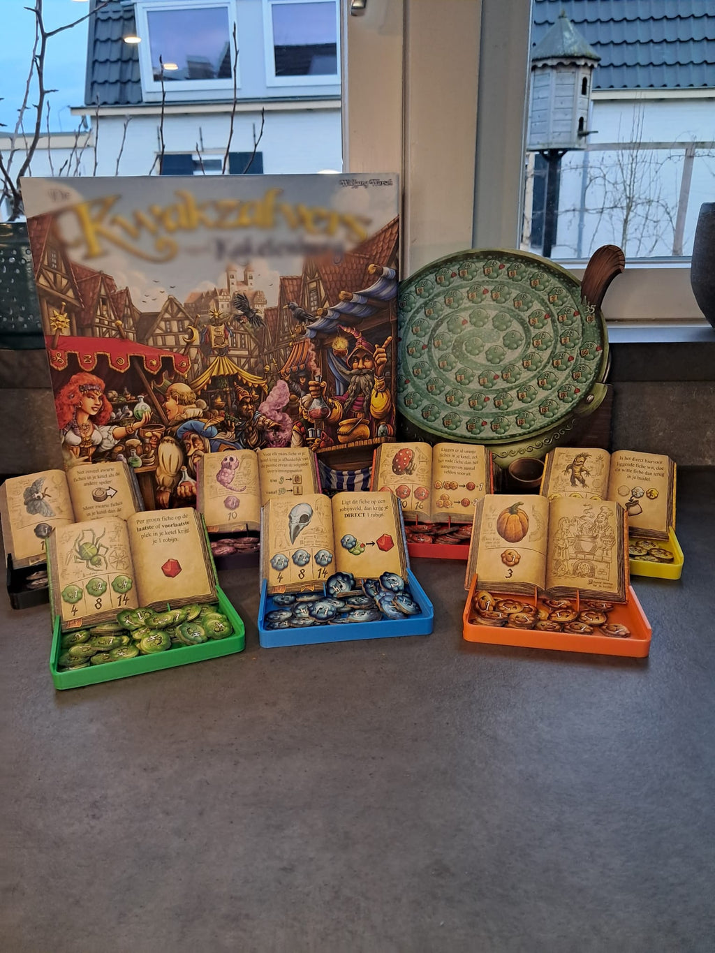 Bakjes set voor De Kwakzalvers van Kakelenburg