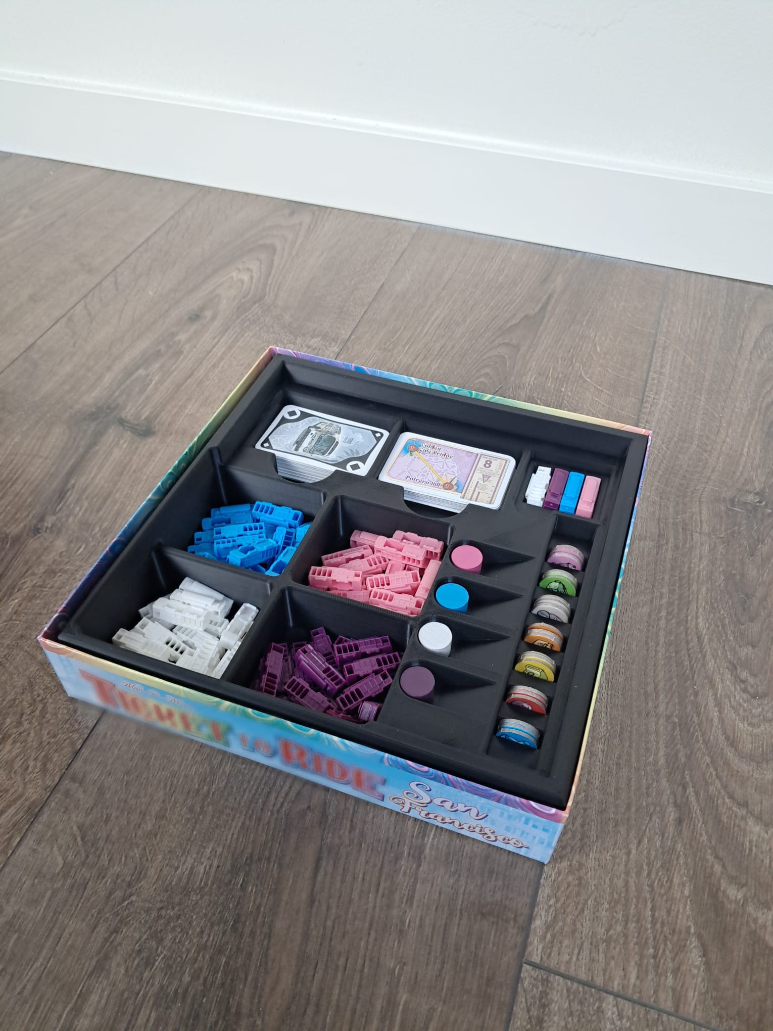 Opslagdoos voor Ticket to Ride San Francisco