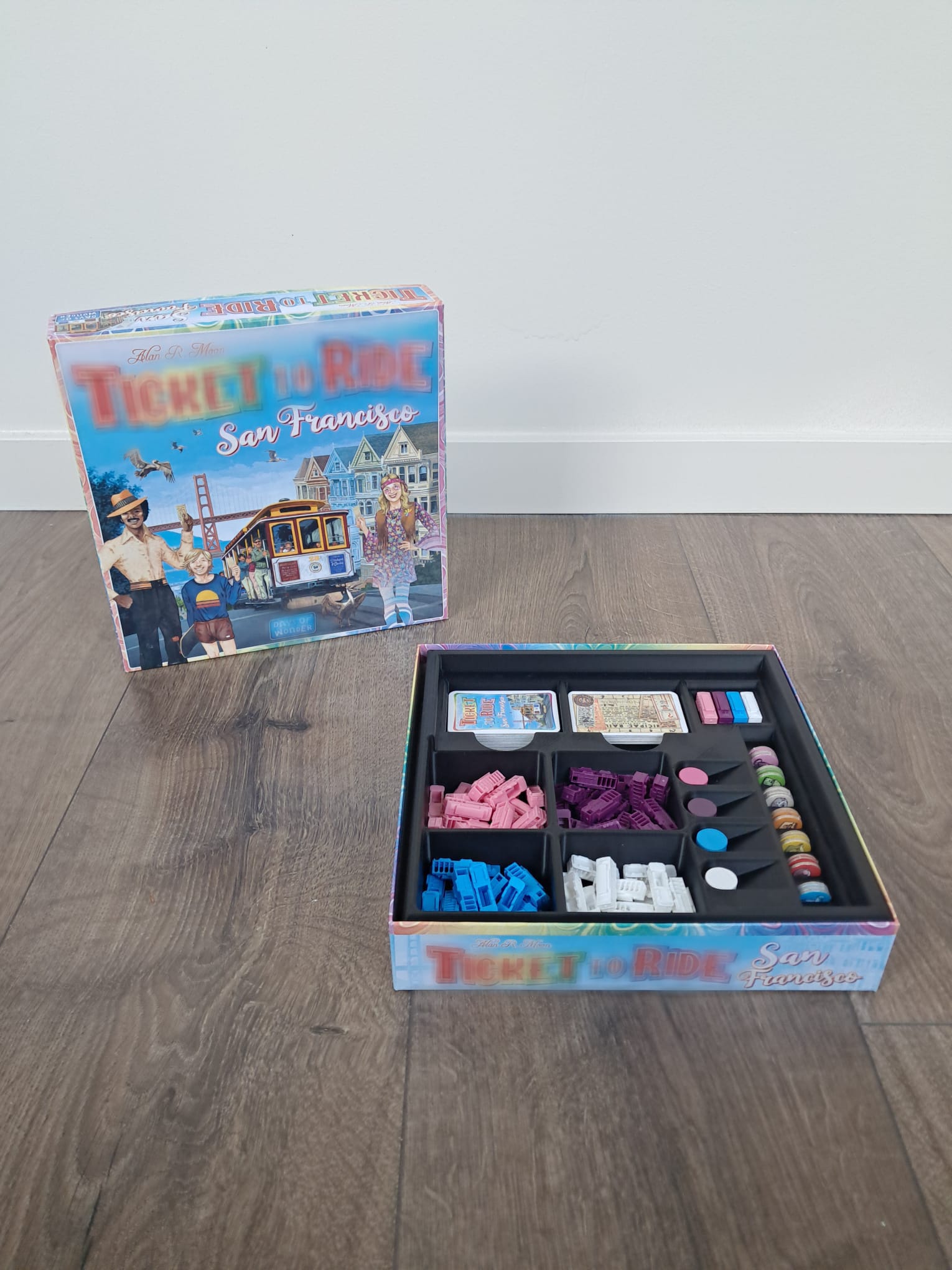Opslagdoos voor Ticket to Ride San Francisco