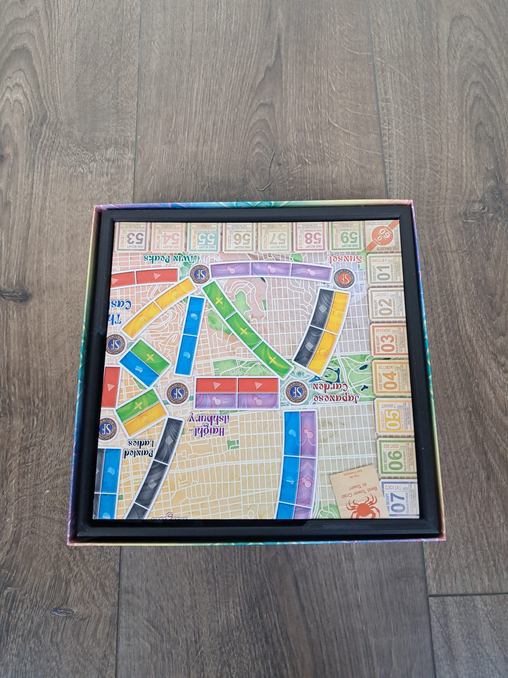 Opslagdoos voor Ticket to Ride San Francisco