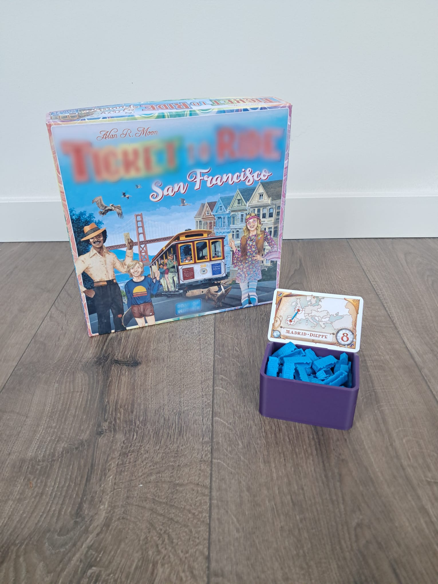 Treinhouderbakje voor Ticket to Ride